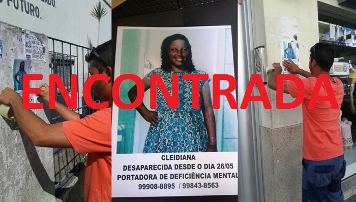 Fim da angústia: Cleidinha é encontrada em residêndia de casal de idosos