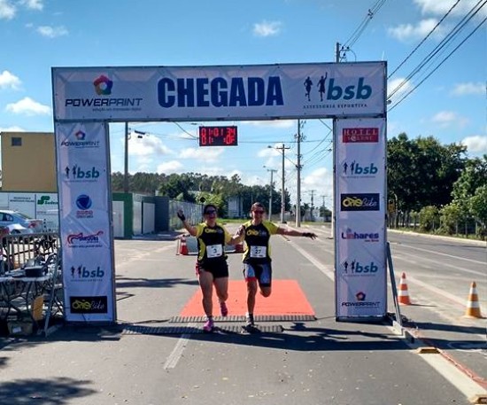 Corrida: cenas do Primeiro Treino Duatlhon no bairro Canivete