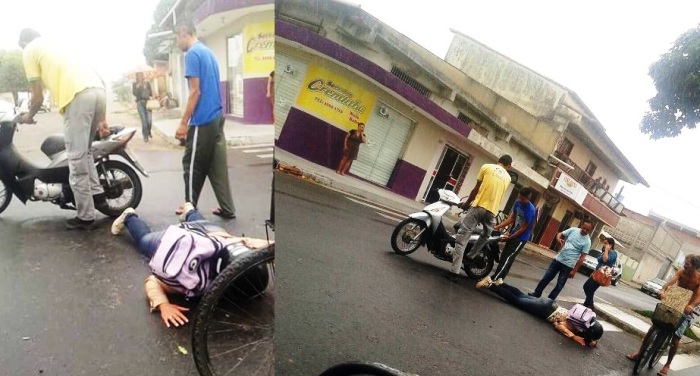 Interlagos: mulher sai ferida de acidente com moto