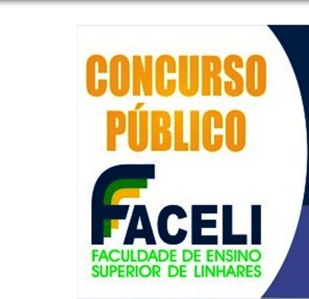 Concurso da Faceli: Inscrições prorrogadas e nova data para prova