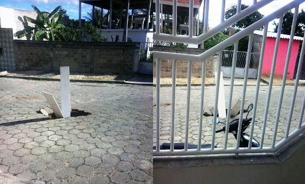 Bairro Aviso: buraco na Rua Pará preocupa morador. Saae vai ao local