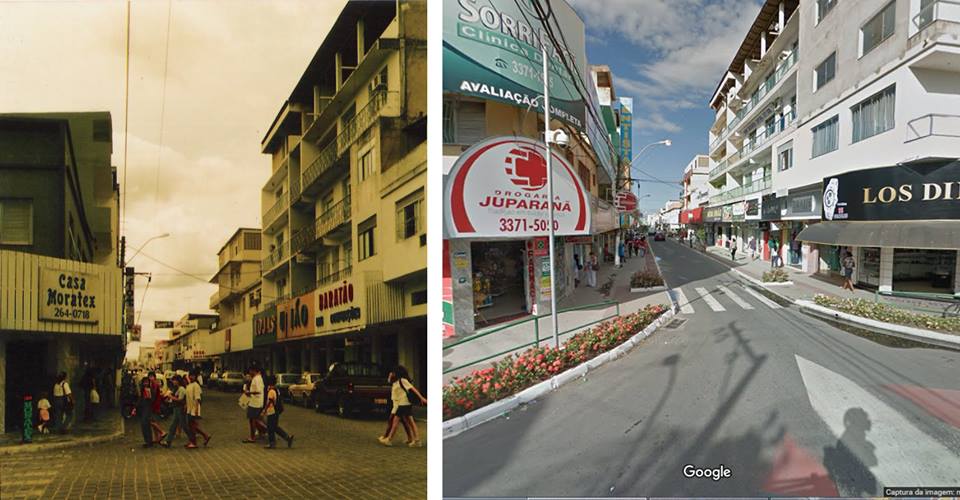 Foto saudade: as mudanças físicas no Centro de Linhares