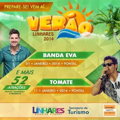 Verão Pontal 2014: Prefeitura divulga duas atrações nacionais