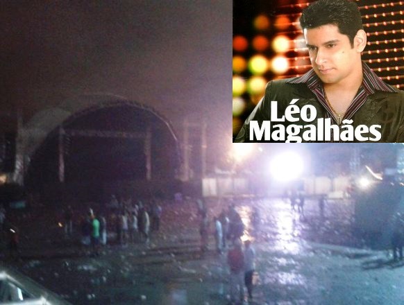 Alô: Léo Magalhães não se apresenta e vândalos promovem baderna no Parque de Exposição