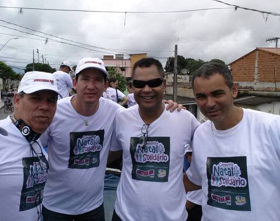 Natal Solidário: radialistas participam de campanha em prol de entidades filantrópicas 