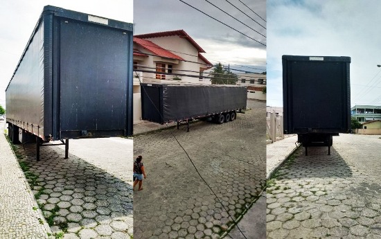 Carroceria de carreta vira esconderijo de bandido no Conceição