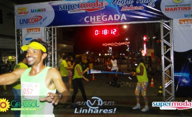 Resultados e mais de 270 fotos da 1ª Supermoda Night Run de Linhares