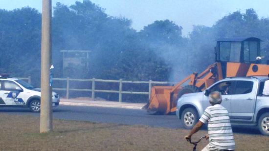 Incêndio assusta moradores de Pontal do Ipiranga