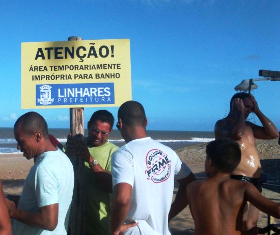 Lama: Praias de Pontal do Ipiranga, Degredo e Barra Seca são interditadas