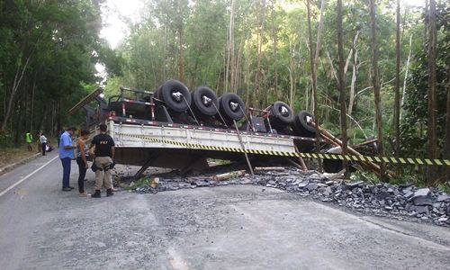 BR-259: um morto e três feridos em acidente. Pistas ficam interditadas