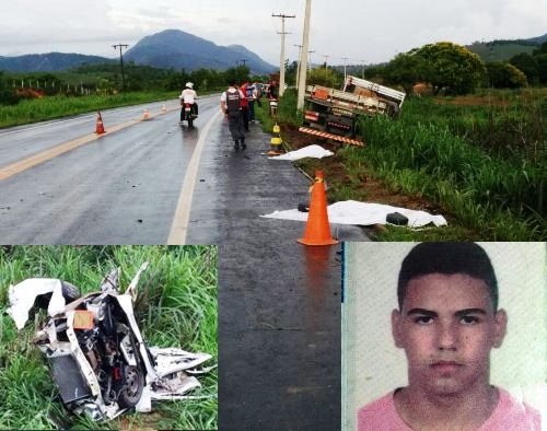 Fotos: Corpo de jovem se parte ao meio em acidente na BR-259
