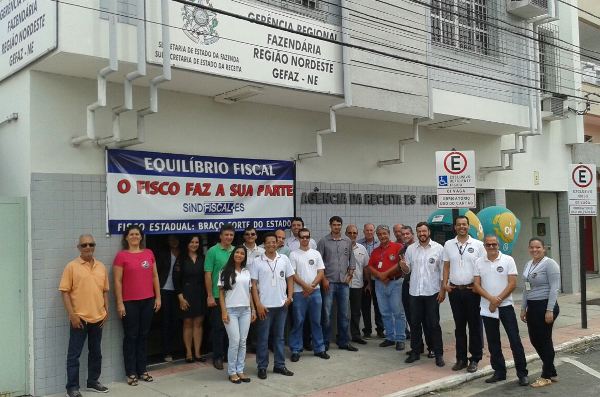 Reivindicação: Servidores da Receita Estadual paralisam atividades em Linhares