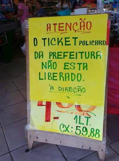 Policard não libera tícket e prefeitura notifica empresa
