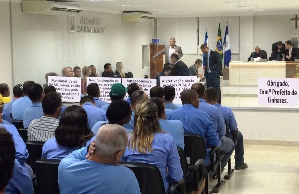 Câmara aprova projeto de Plano de Cargos e Salários dos servidores do SAAE de Linhares