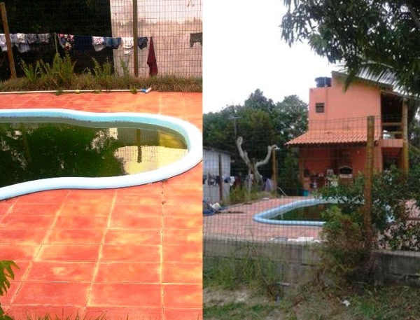 Água de piscina em Regência. Confira o que constatou agente de combate às endemias