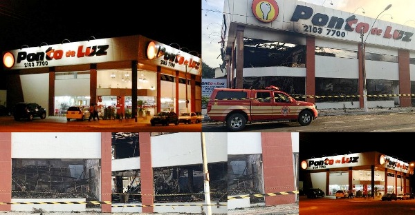 Ponto de Luz: veja como ficou a loja após incêndio e confira apoio de internautas