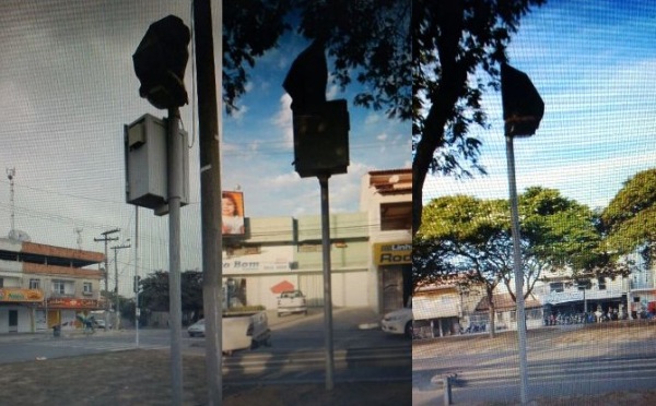 O que aconteceu? Radares da BR-101 amanhecem cobertos por sacolas pretas