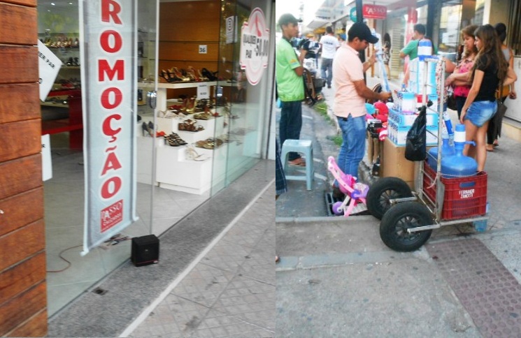 Promoção “invade” lojas e calçadas no Centro de Linhares