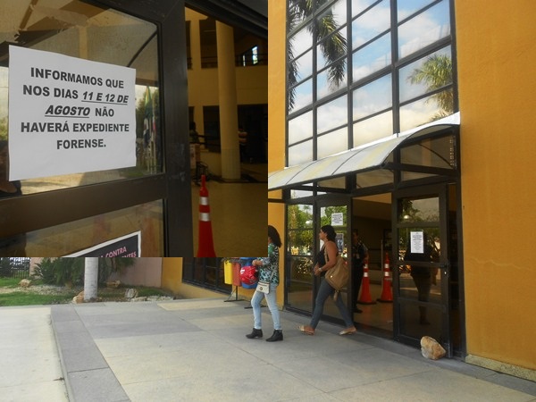 Dia do Advogado altera expediente na justiça estadual e federal
