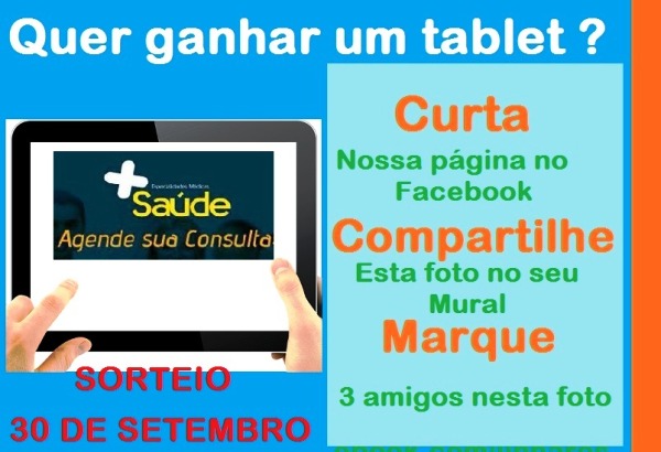 Sorteio do mês: Que tal ganhar um tablete?