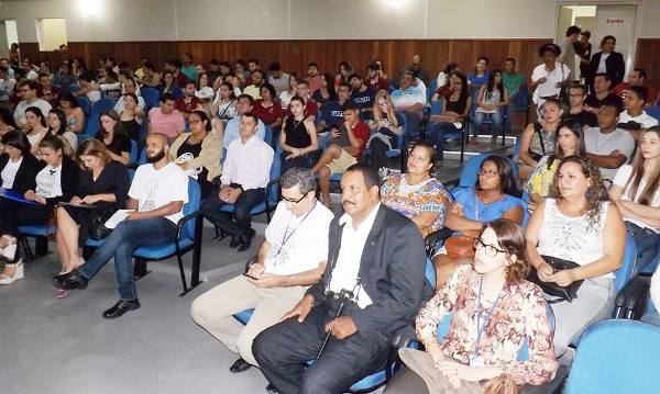 Auditório da UAB-Faceli lotado no 1º Seminário de Direitos Humanos