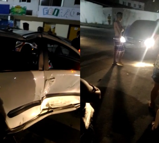 Colisão com capotamento no Interlagos