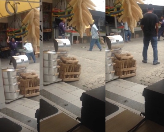 Vídeo: Cena chama a atenção no Mercado Municipal de Linhares