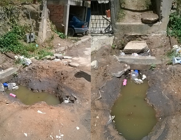 Esgoto: Internauta quer solução de problema na Vila Capixaba
