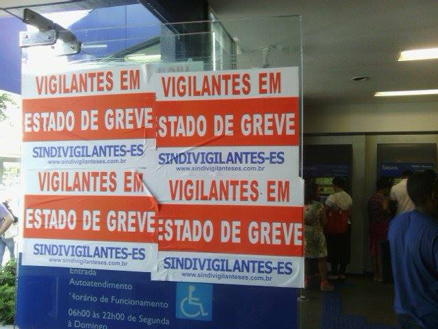 Sem vigilantes: agências bancárias de linhares fecham as portas