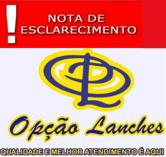 Lanchonete divulga nota de esclarecimento