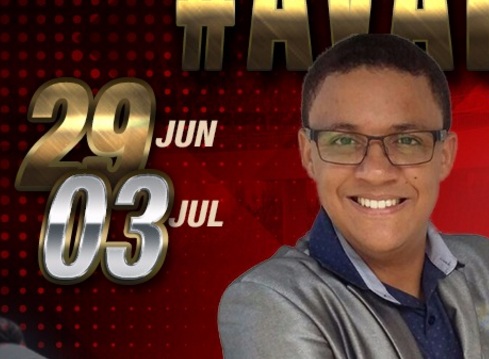Linharense no palco com Thales Roberto, Damares, Raíssa & Ravel e muito mais