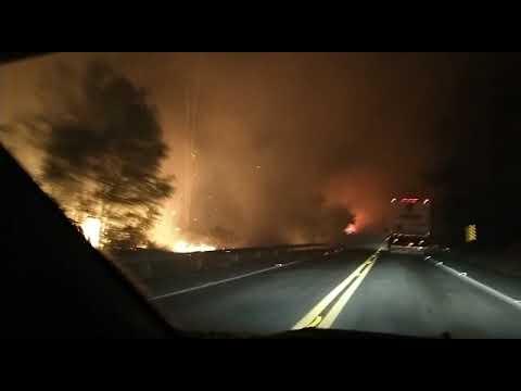 Incêndio de grande proporção na Reserva de Sooretama