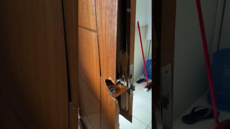 Veja como ficou casa arrombada no Pontal do Ipiranga
