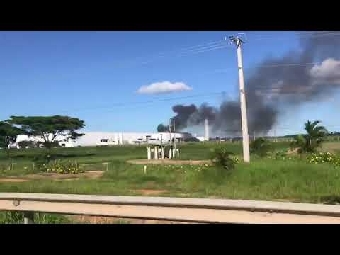 Corpo de Bombeiros atende ocorrência de suspeita de incêndio na Weg Linhares