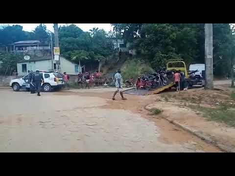 PM guincha motos irregulares e mostra quem manda em Sooretama