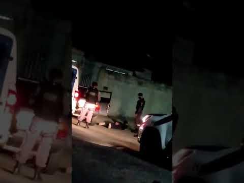 Perseguição e veículo cercado pela PM no Jocafe, bairro Santa Cruz