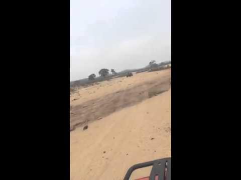 A triste situação do Rio São José, que deságua na Lagoa Juparanã